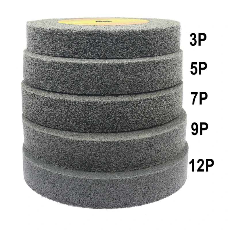 Nylon Fiber Non-Woven Unitized Polishing Wheel 6"–12" | RAMS BRALIN