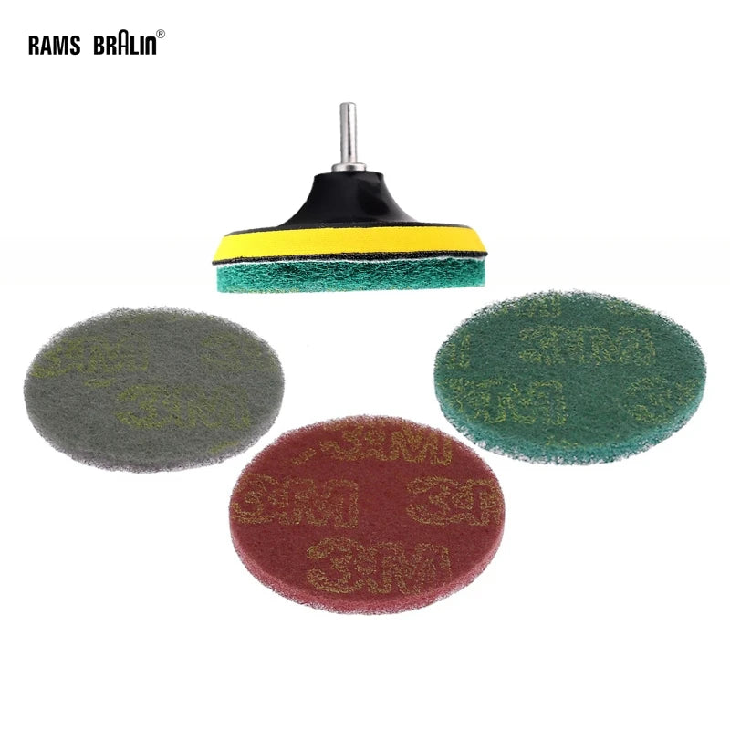 Non-Woven Sanding & Polishing Disc 100mm 125mm 150mm Hook Loop