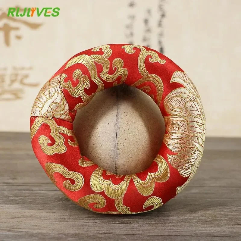 Tibetan Singing Bowl Mat – Chakra Meditation Cushion Pad