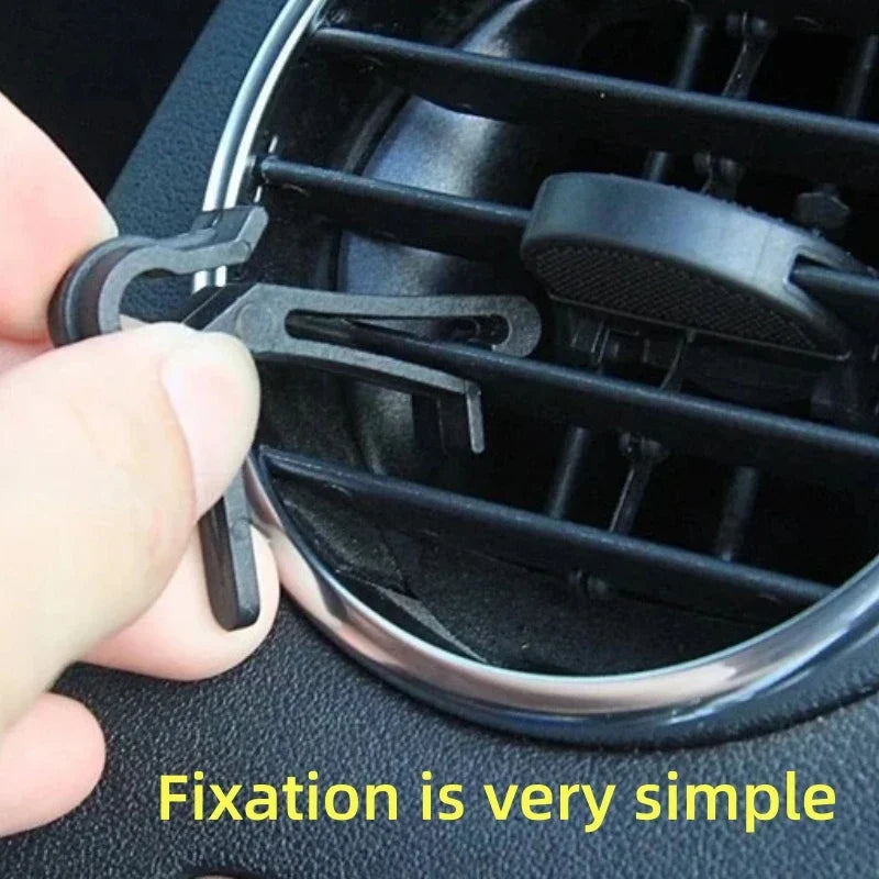 Car Air Vent PU Leather Organizer Box – Keys & Sunglasses