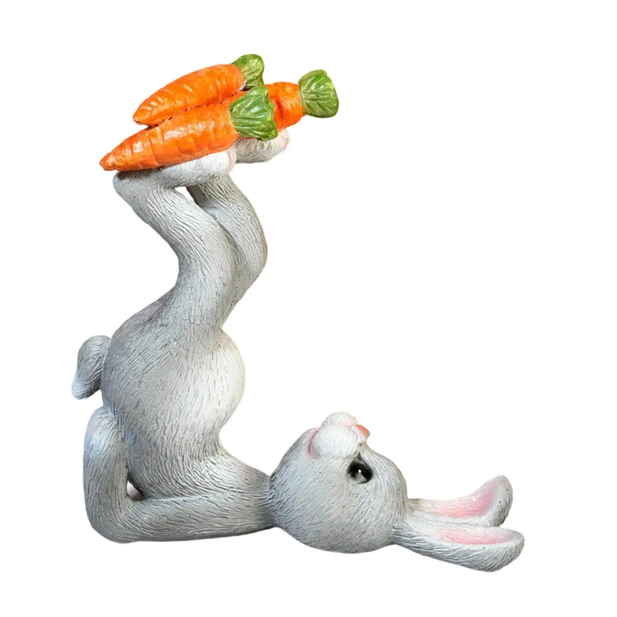 Resin Easter Bunny Figurine – Handmade Rabbit Statue Décor