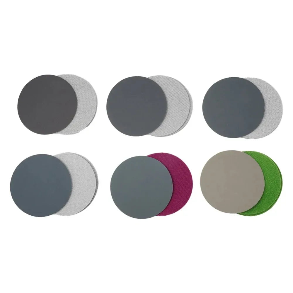Waterproof Sanding Discs 30-Pack – 3" 800–3000 Grit Wet/Dry