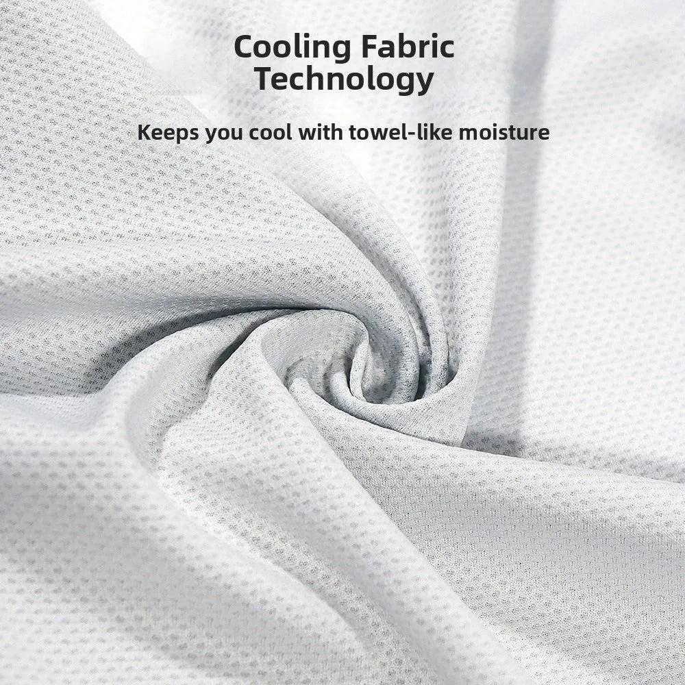 Hooded Sun Protection Shawl – Quick-Dry Cooling Towel Wrap