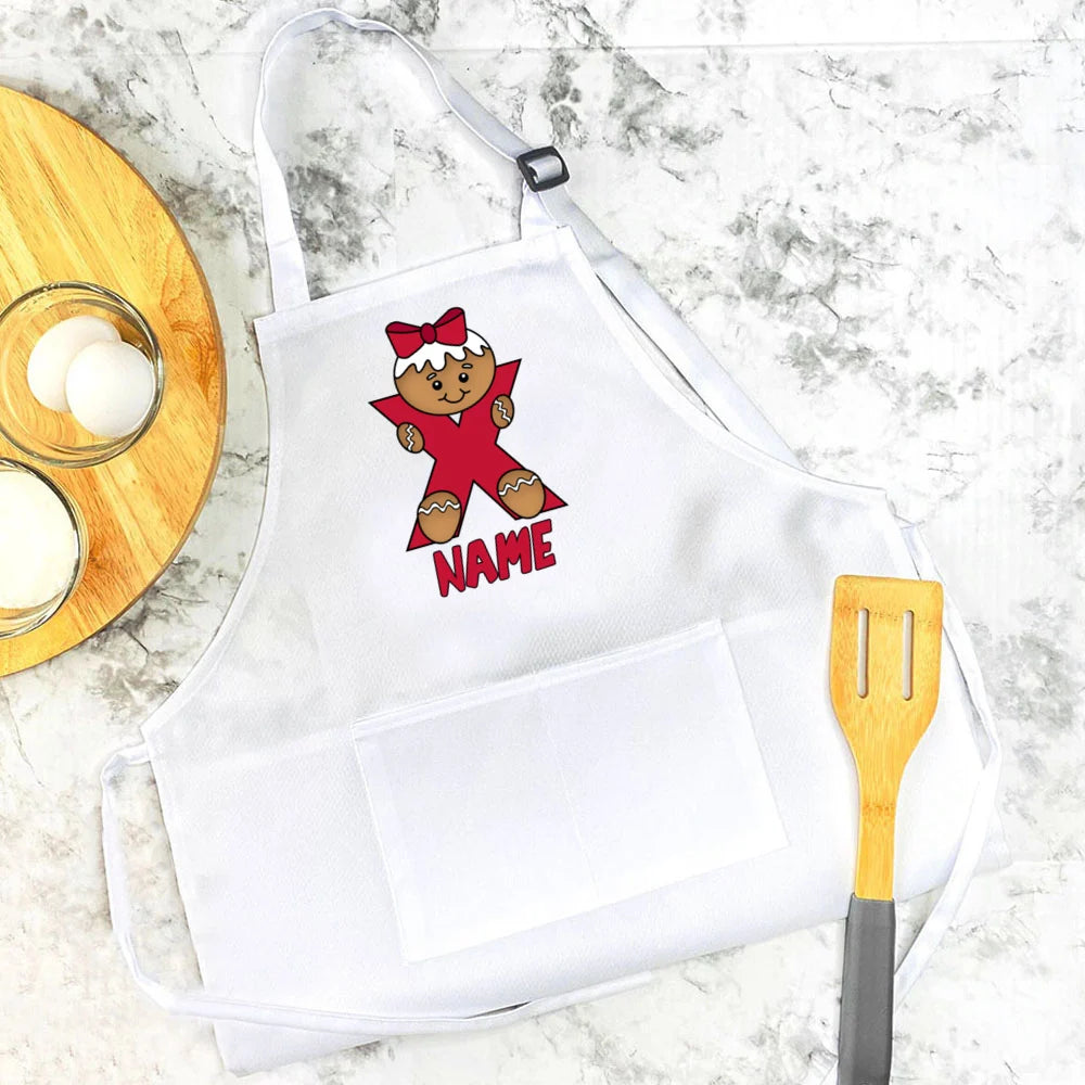 Personalized Kids Baking Apron – Custom Name Christmas Gift