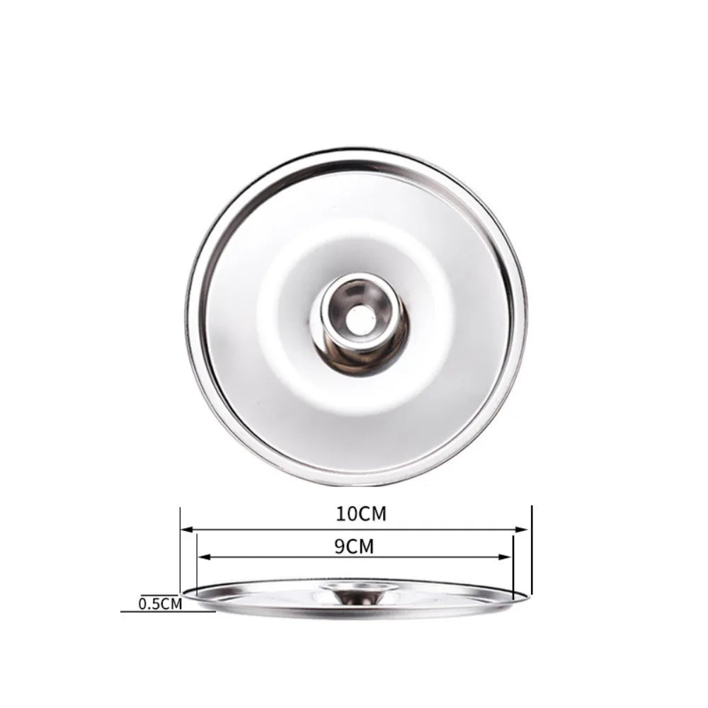 Stainless Steel Round Pot Lid – Universal 10–24cm Cover