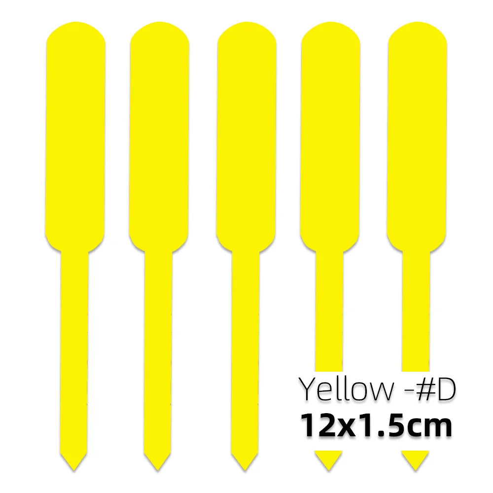 Waterproof PVC Plant Tags – Colorful Nursery Markers & Labels