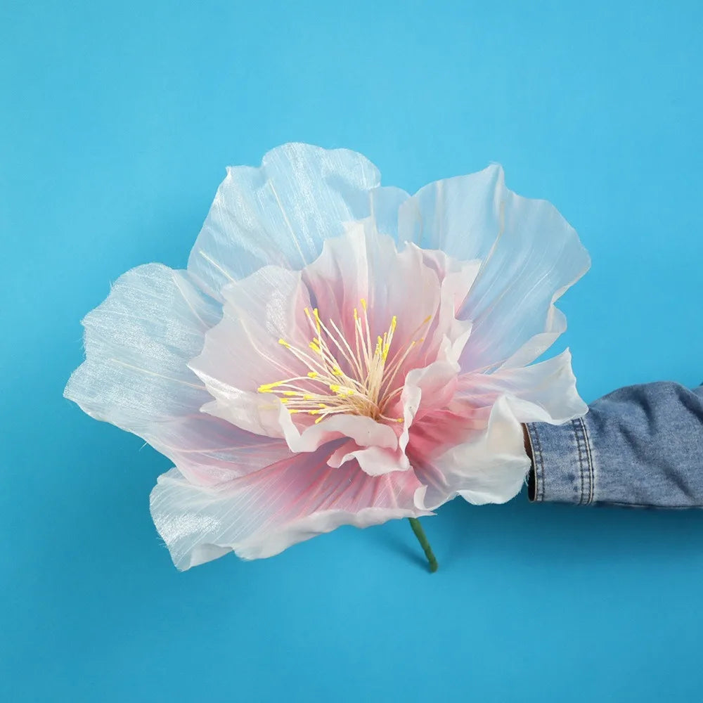 Giant Artificial Peach Blossom Flower Head 30/40/50cm