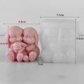 Couple Rabbit Silicone Mold – DIY Candle & Soap Making