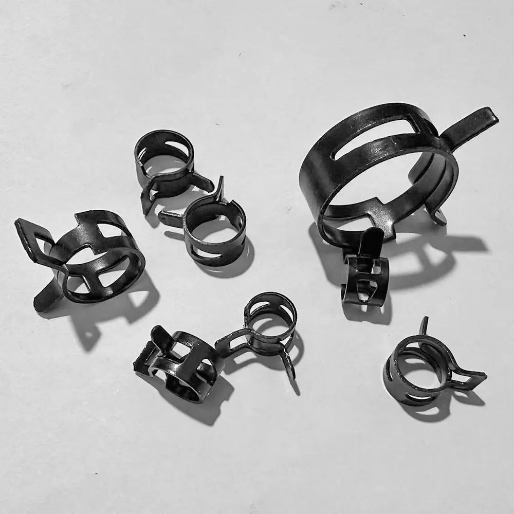 20-Pack Spring Hose Clamps 5mm–27mm | Fuel Oil Water Line