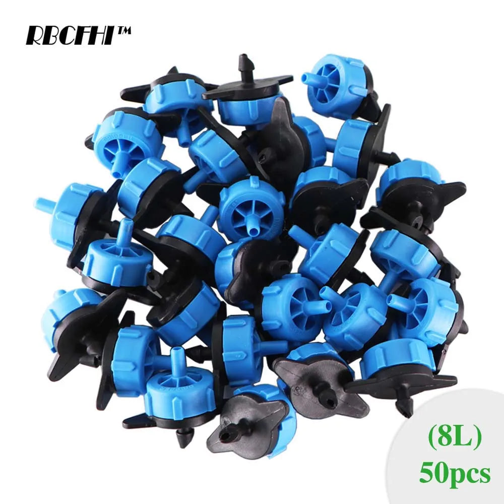 Pressure Compensating Drip Emitters 2L 4L 8L | Garden Irrigation