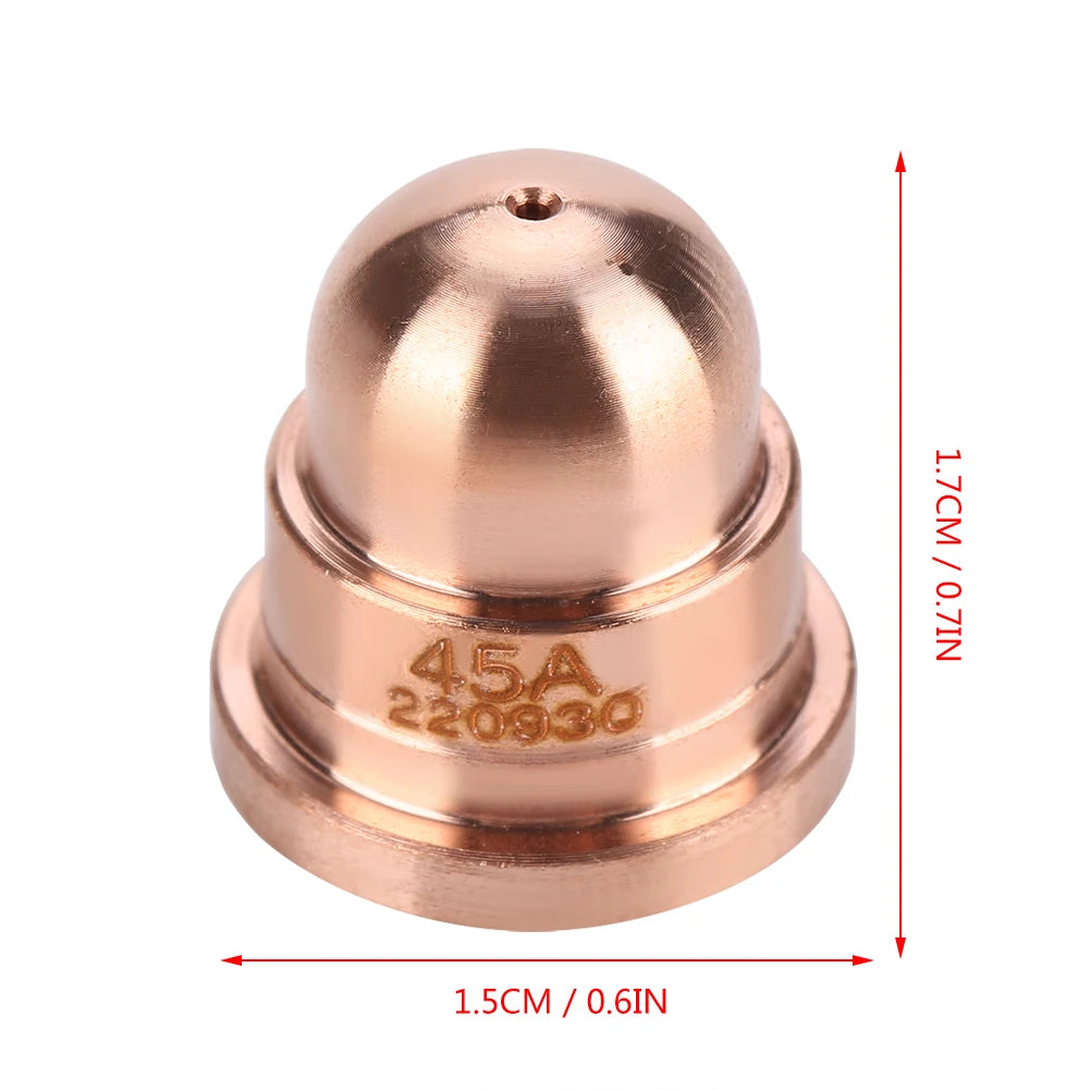 220930 Plasma Cutter Nozzles 5-Pack – MAX65 Torch Tips