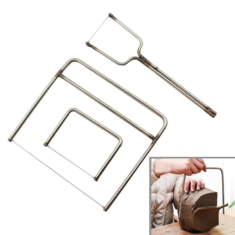 Stainless Steel U-Shaped Pottery Clay Cutter & Ceramic Slicer