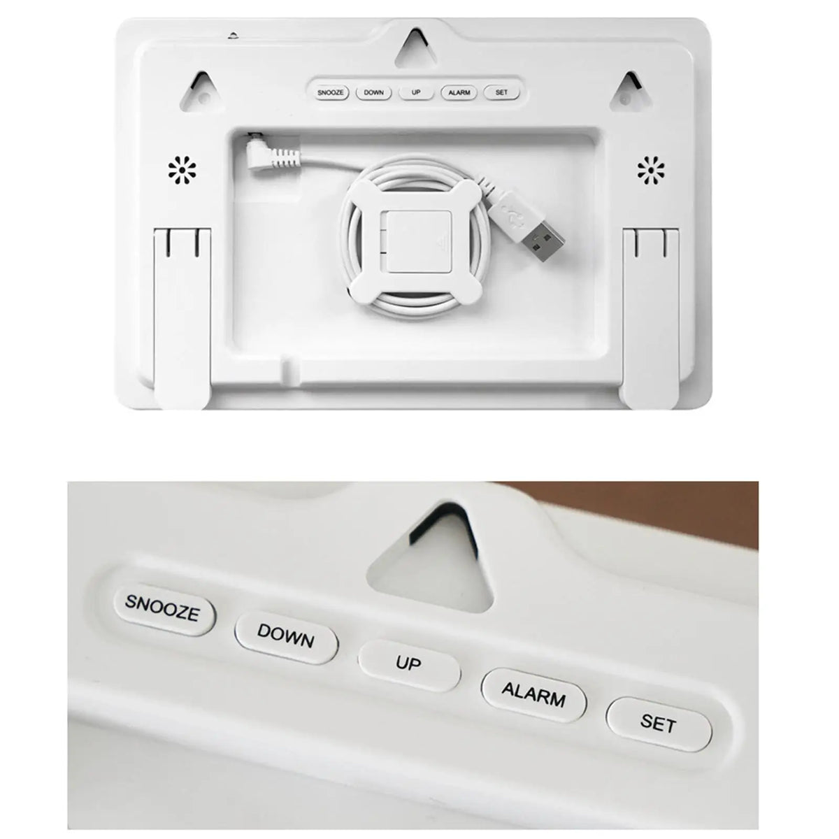 Digital LED Alarm Clock with Remote, Temperature & Calendar