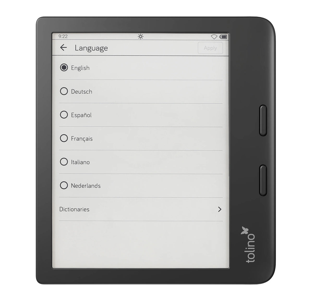 Tolino Vision 6 7" E-Reader | E-Ink 300ppi, 16GB, Waterproof
