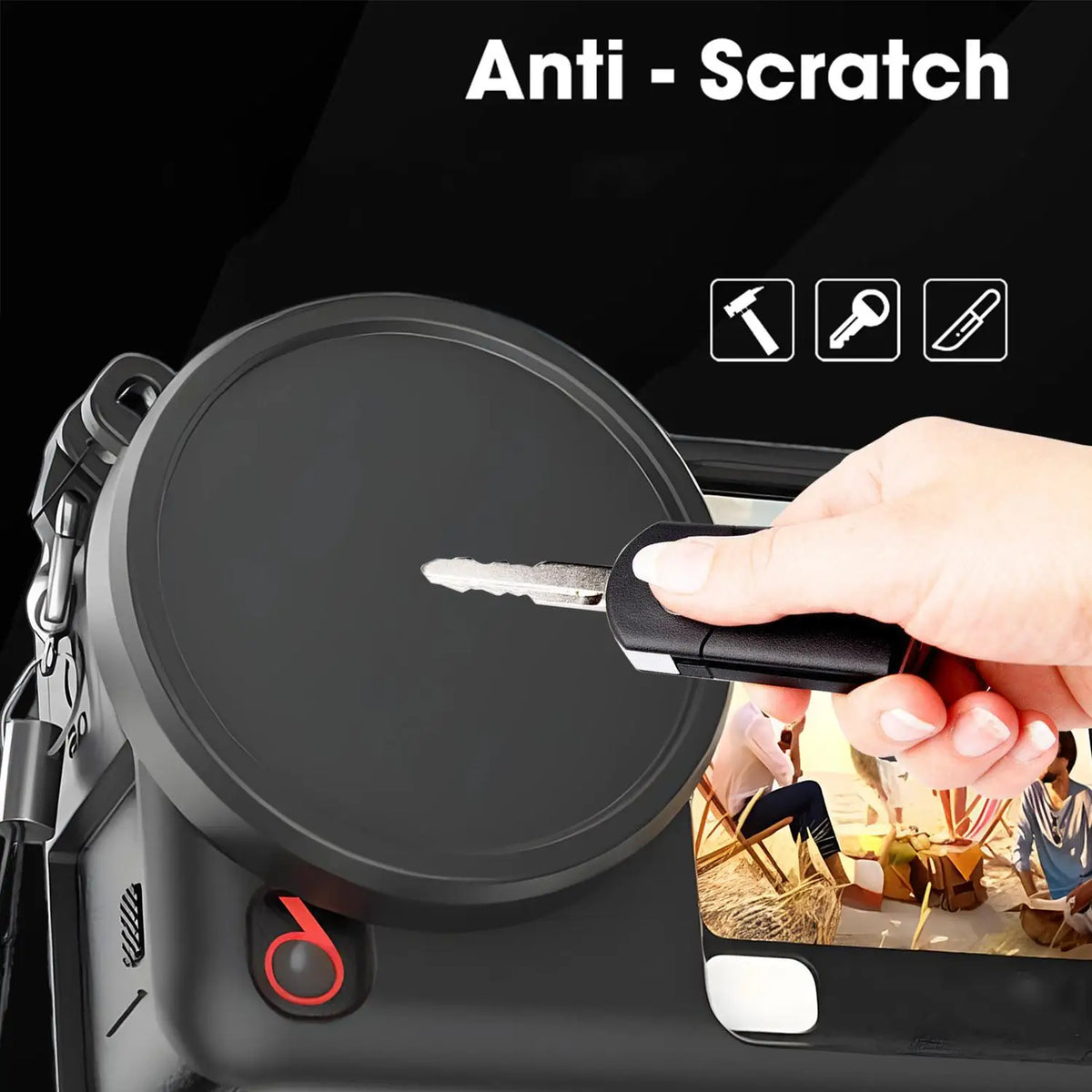 Silicone Case with Lens Cap & Lanyard for DJI Osmo Action 6