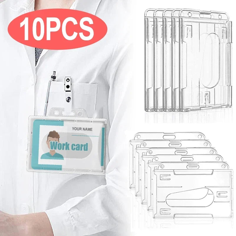 Transparent PVC Card Holder Covers – Waterproof ID & Card Protector