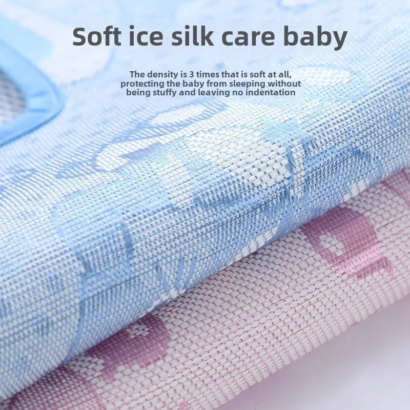 Ice Silk Baby Stroller Cooling Seat Pad | Breathable Cushion