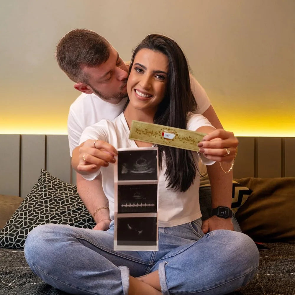 Wooden Pregnancy Test Keepsake Box | Announcement Gift