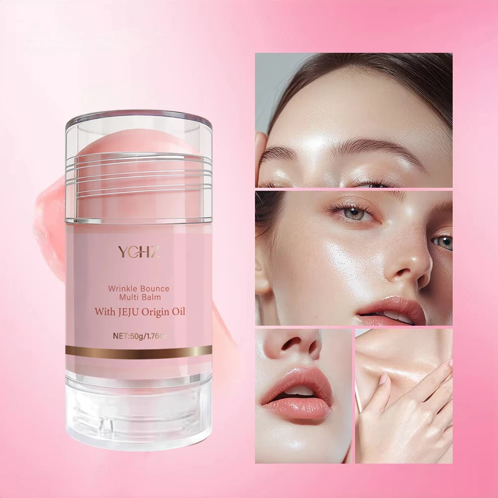 YCHZ Korean Pink Moisturizing Stick – Collagen Facial Essence