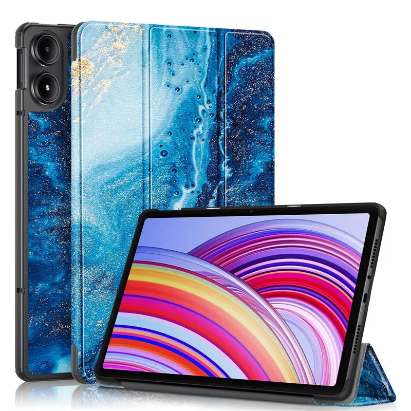 Redmi Pad Pro 12.1 PU Leather Folio Case | Poco Pad Cover