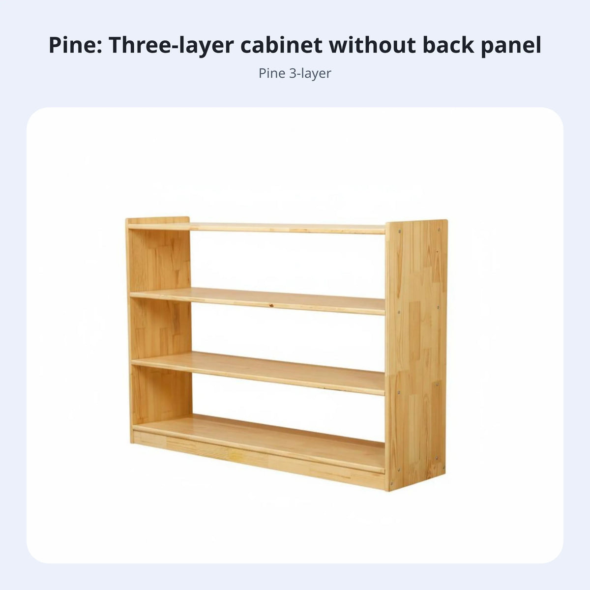 Wooden Multi-Compartment Kids Shelf | Playroom Organizer