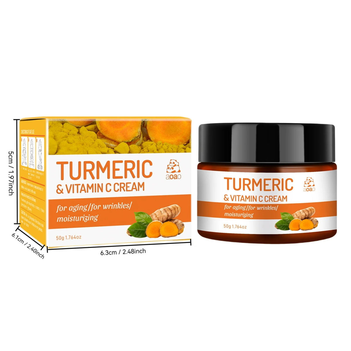 Turmeric VC Brightening Night Cream – Jojoba & Aloe Vera