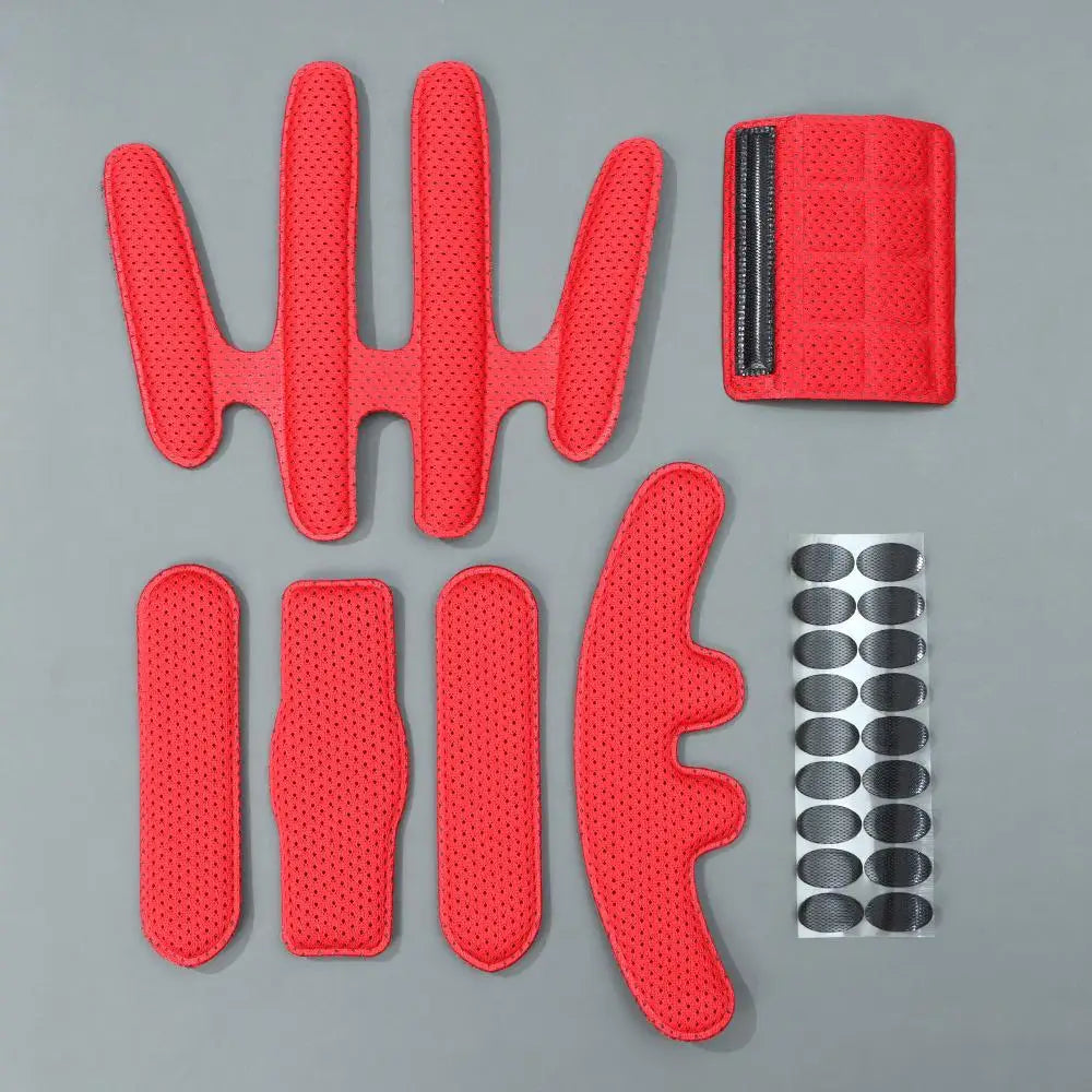 24-Piece Universal Helmet Padding Kit – Foam Replacement Pads