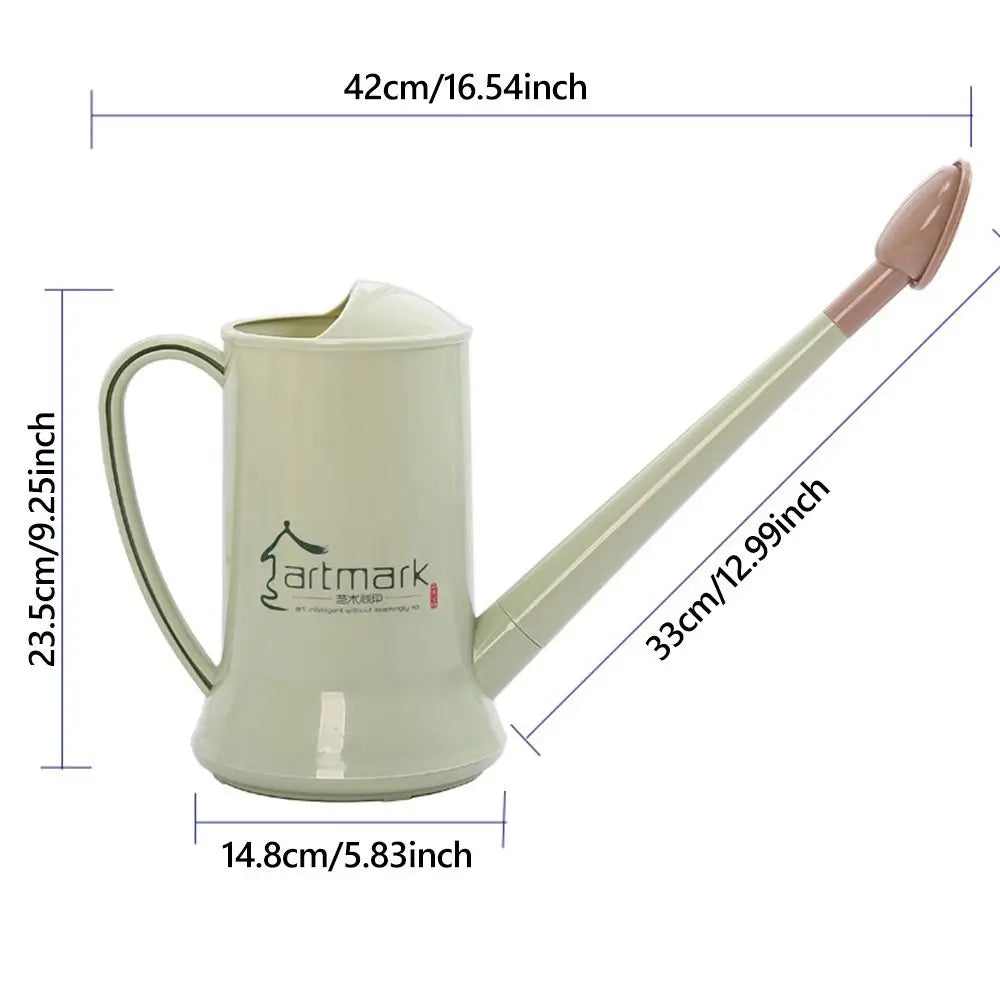 2L Long Spout Watering Can – 360° Rotating Nozzle