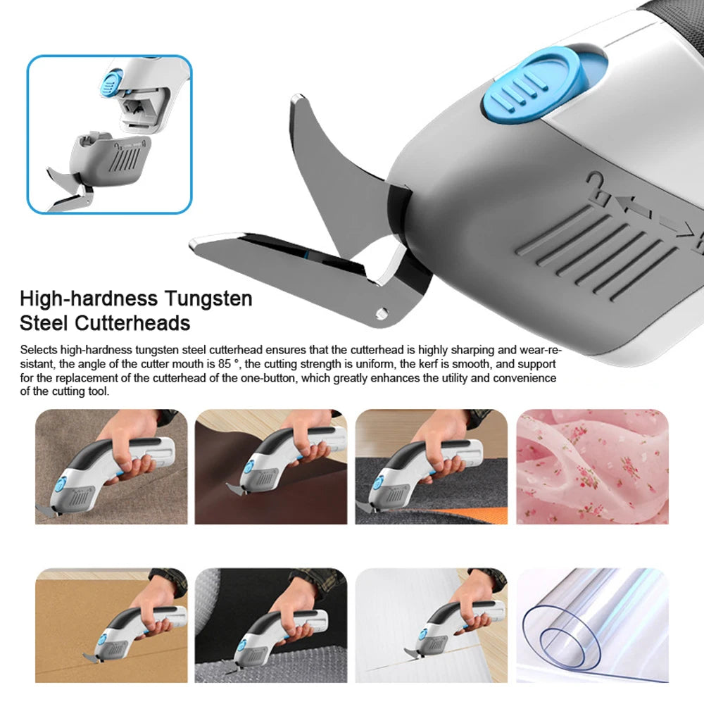 KKMOON Electric Fabric Cutter | Handheld Cloth Cutting Machine