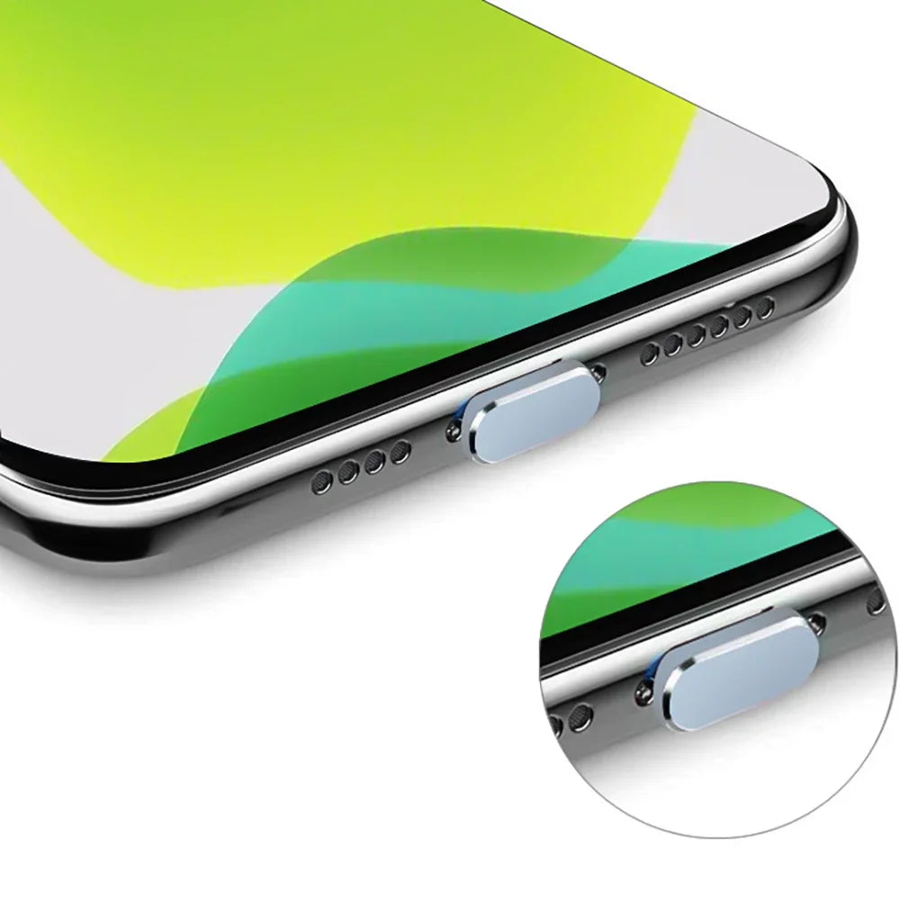 Metal Dust Plug Charging Port Cap for iPhone & iPad