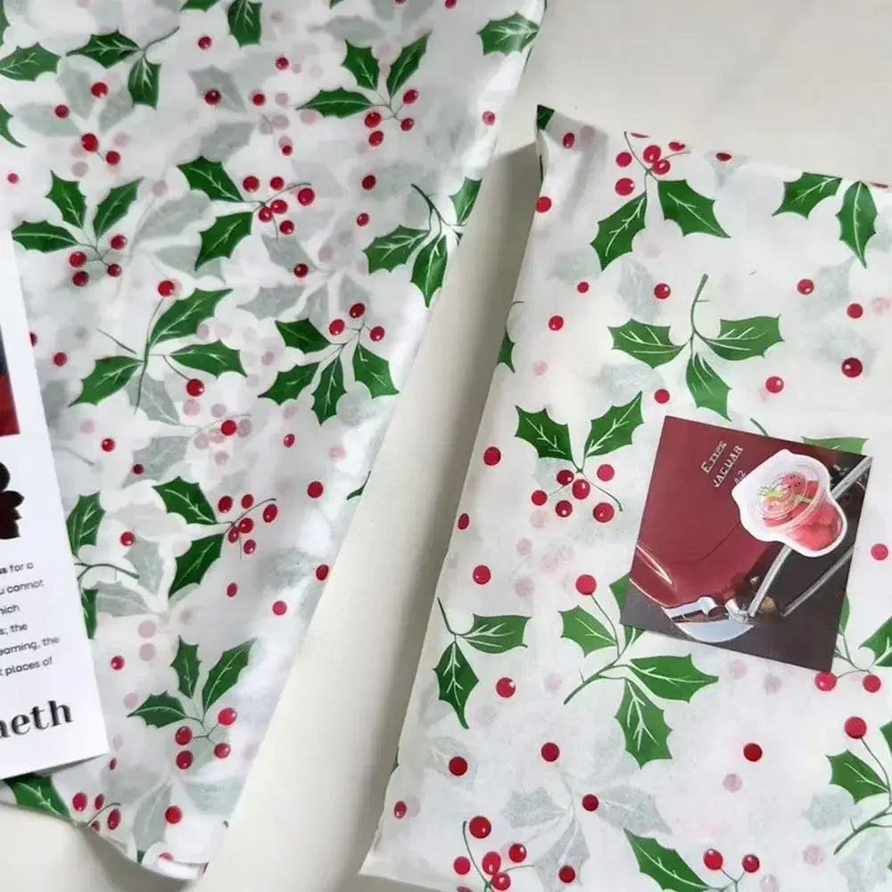 Pink Wavy Dots Gift Wrapping Paper – 10-Pack DIY Bouquet Wrap