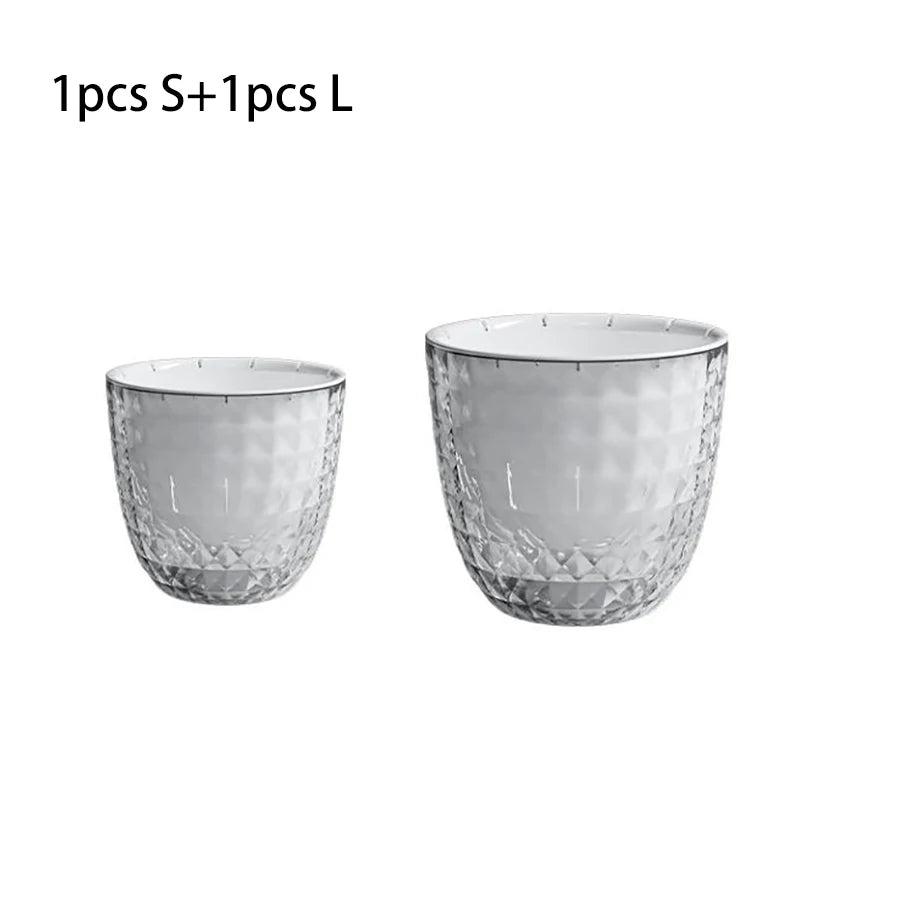 Self-Watering Double Layer Plant Pot with Clear Reservoir