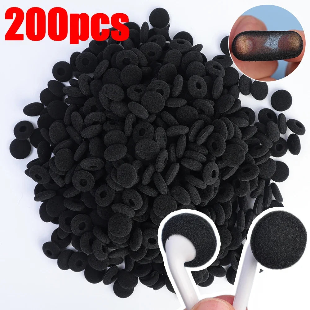 18mm Foam Earphone Ear Pad Covers – 20 to 200 Pack