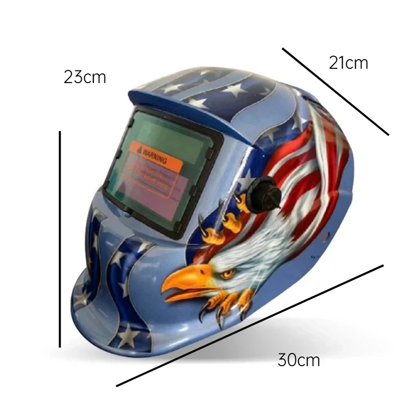 Solar Auto-Darkening Welding Helmet – CE Certified Wide View
