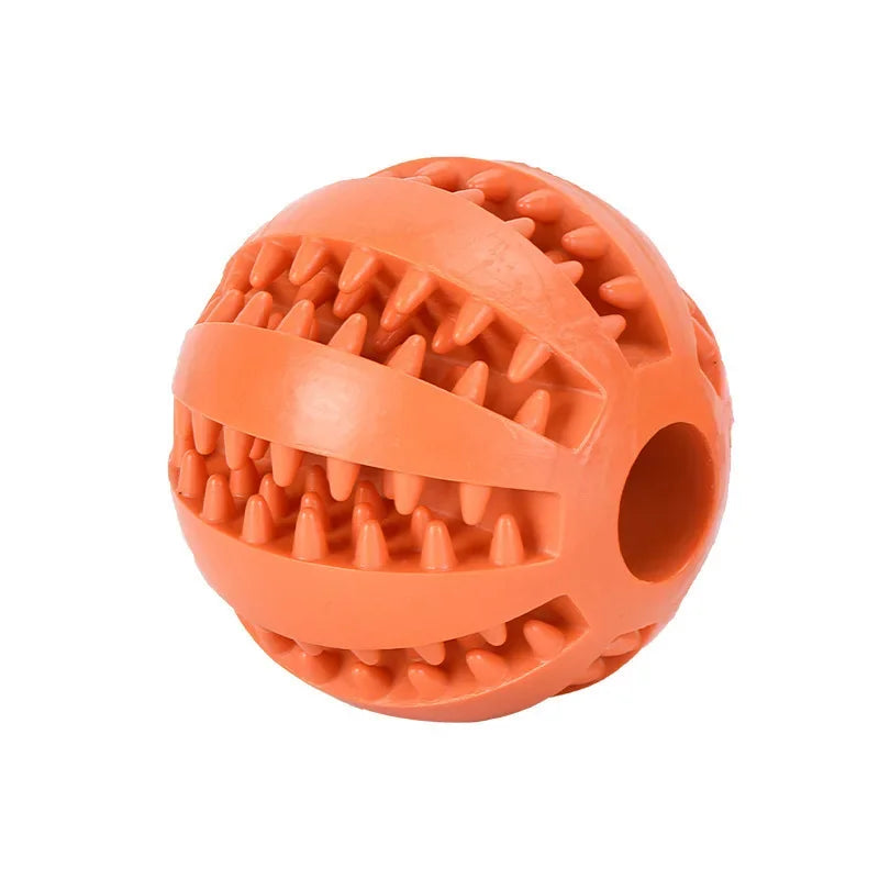 Non-Toxic Bite-Resistant Dog Chew Ball – Interactive Feeding Toy