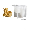 3D Angel Flower Pot Silicone Mold – Resin, Plaster & Concrete