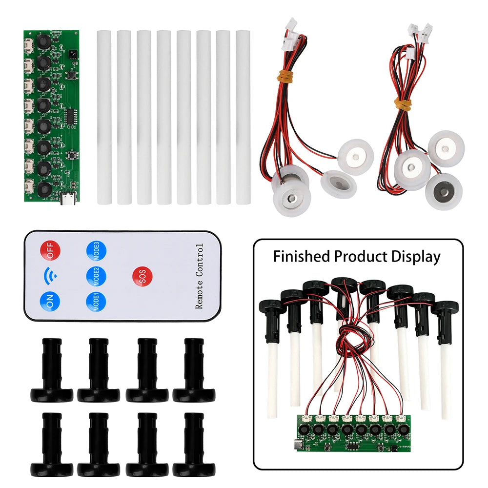DC 5V 8-Nozzle Ultrasonic Humidifier DIY Module | Type-C