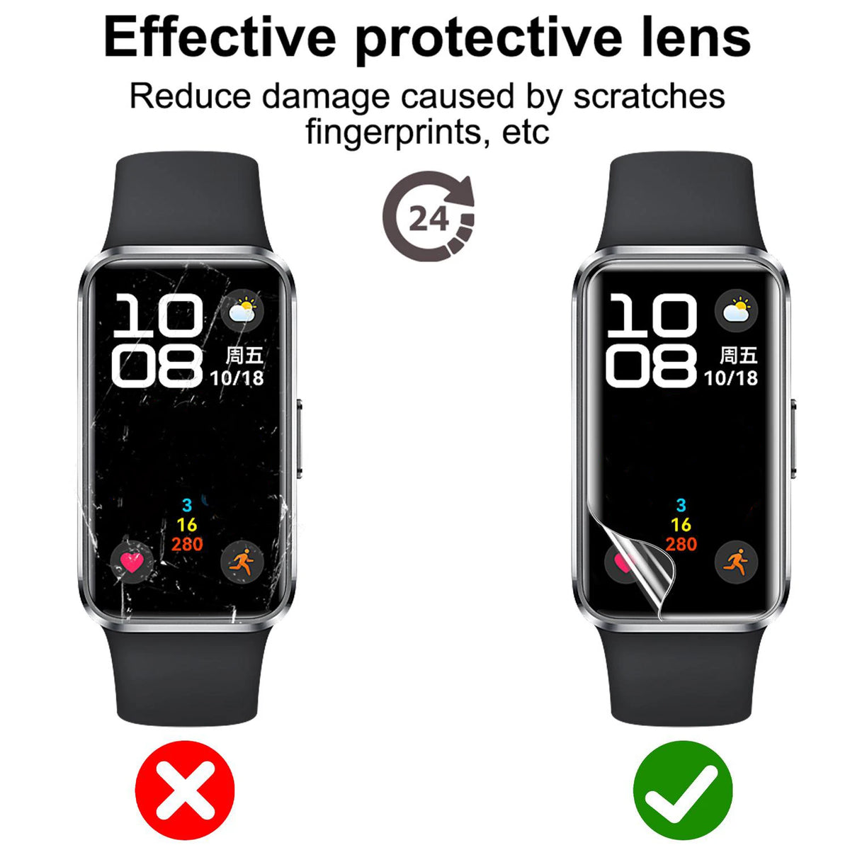 Hydrogel Screen Protector for Huawei Band 11 / 11 Pro – 5-20 Pcs
