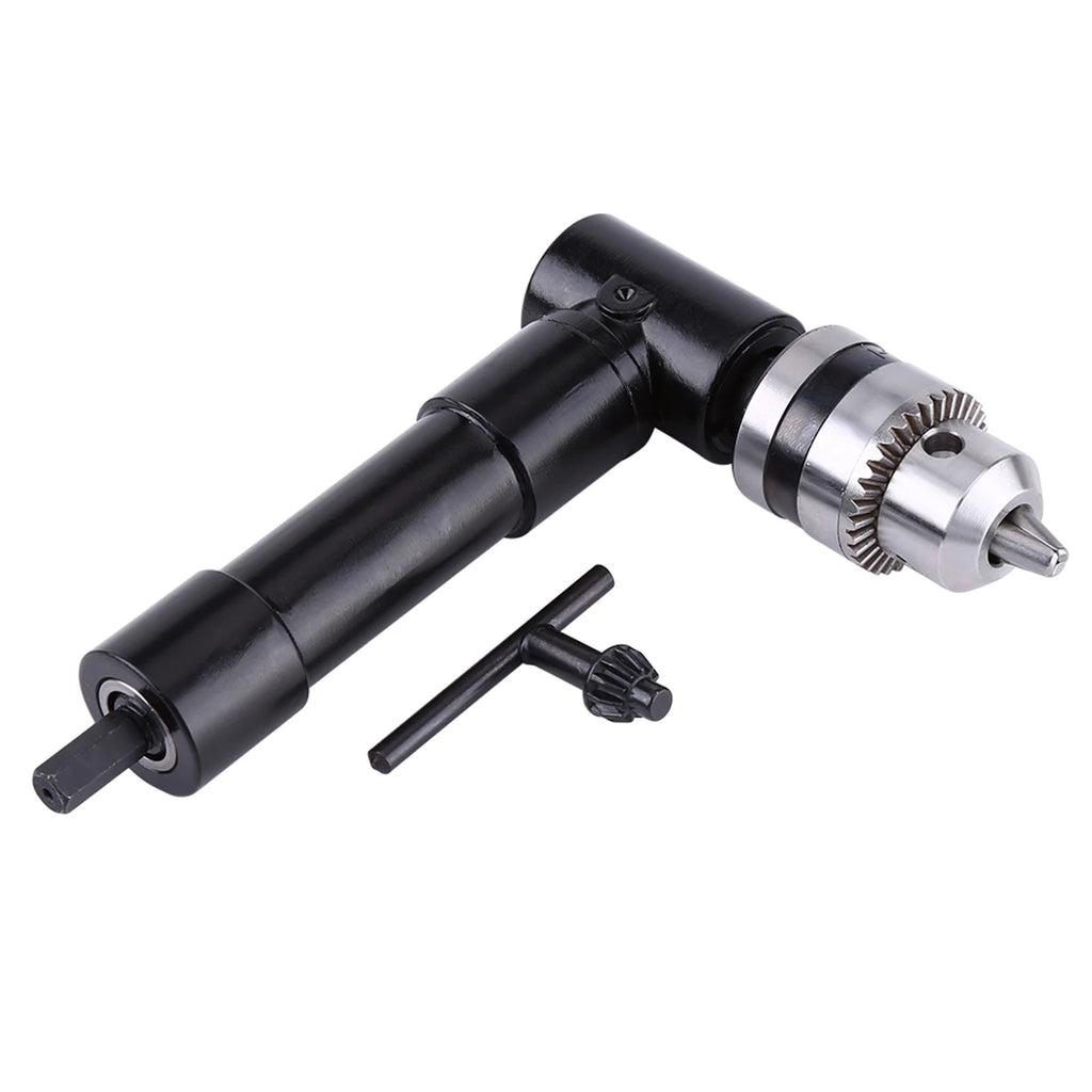 90° Right Angle Drill Attachment – 8mm Hex Shank Adapter