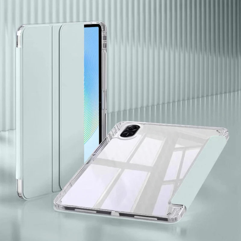 Honor Pad X9 11.5" Case – PU Leather, Clear Back & Pen Holder