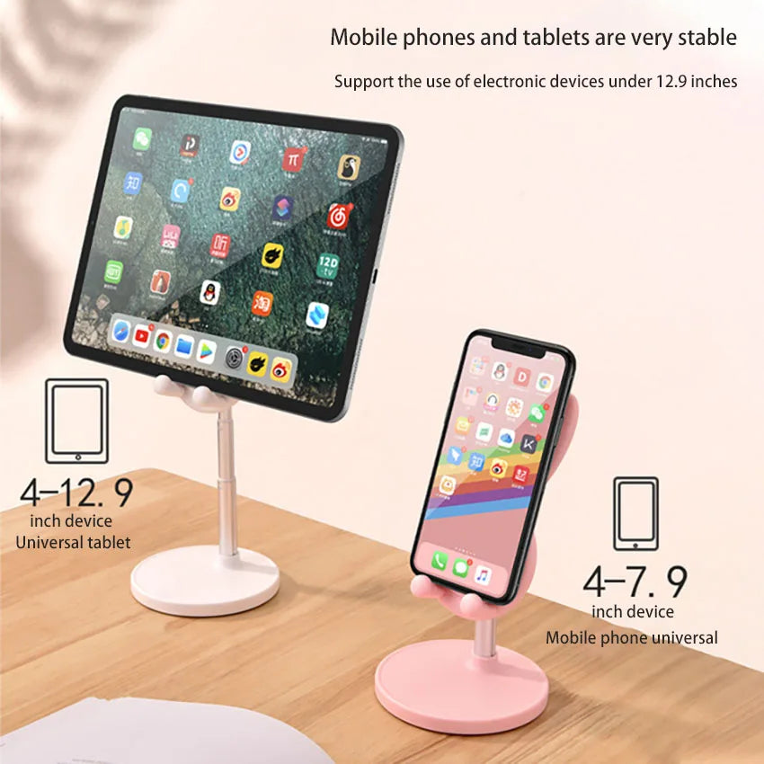 Cartoon Rabbit Adjustable Phone & Tablet Stand | Desk Holder