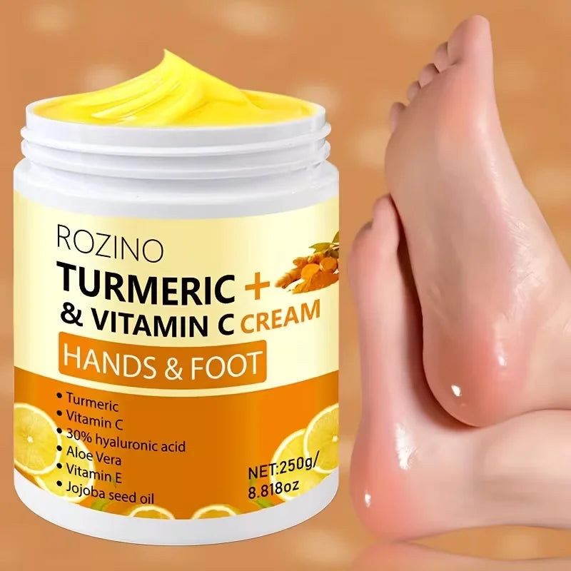 ROZINO 250g Turmeric Hand & Foot Moisturizing Repair Cream