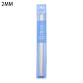 5-Piece Stainless Steel Straight Knitting Needles – 7 Sizes