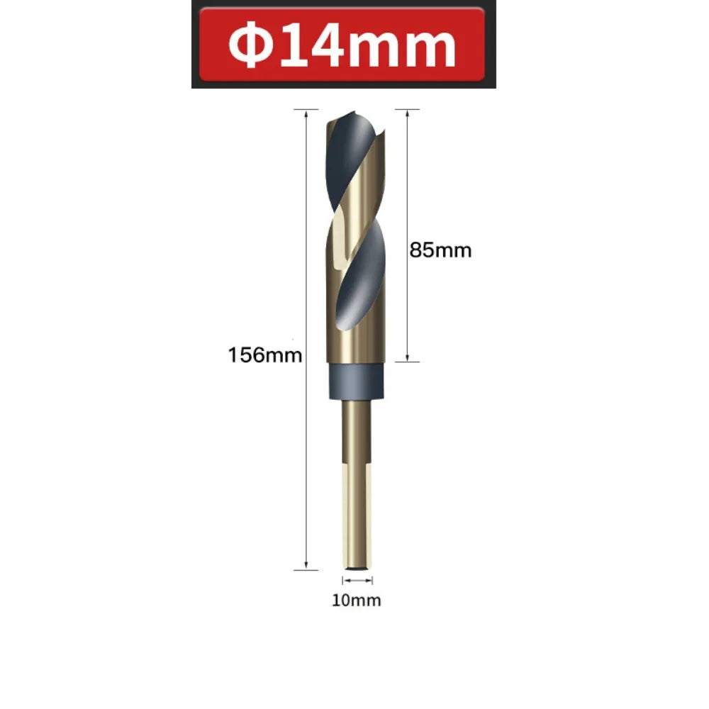 HSS Cobalt Twist Drill Bit 12mm–20mm Reduced Round Shank