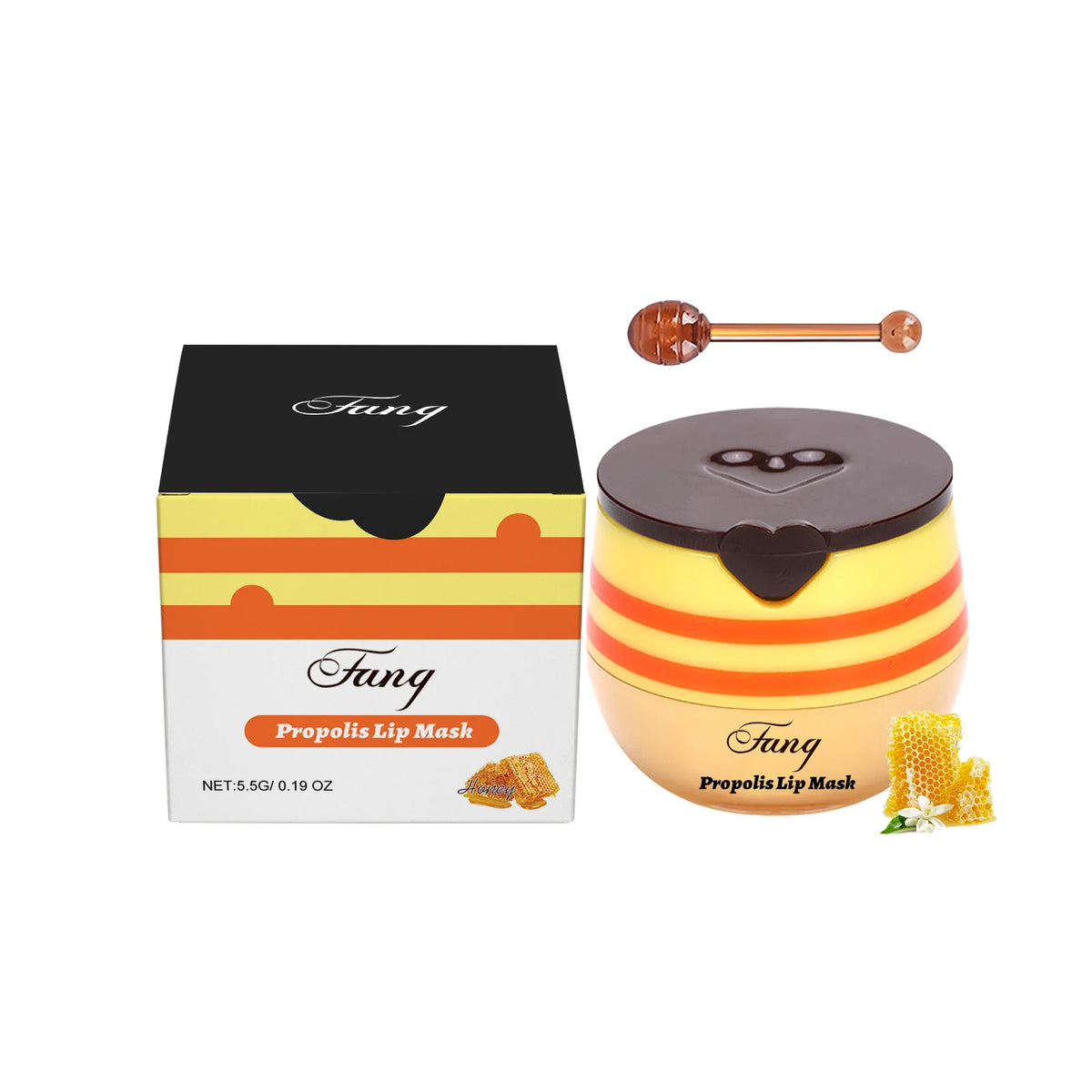 Strawberry Honey Lip Sleep Mask – Overnight Nourishing Lip Care