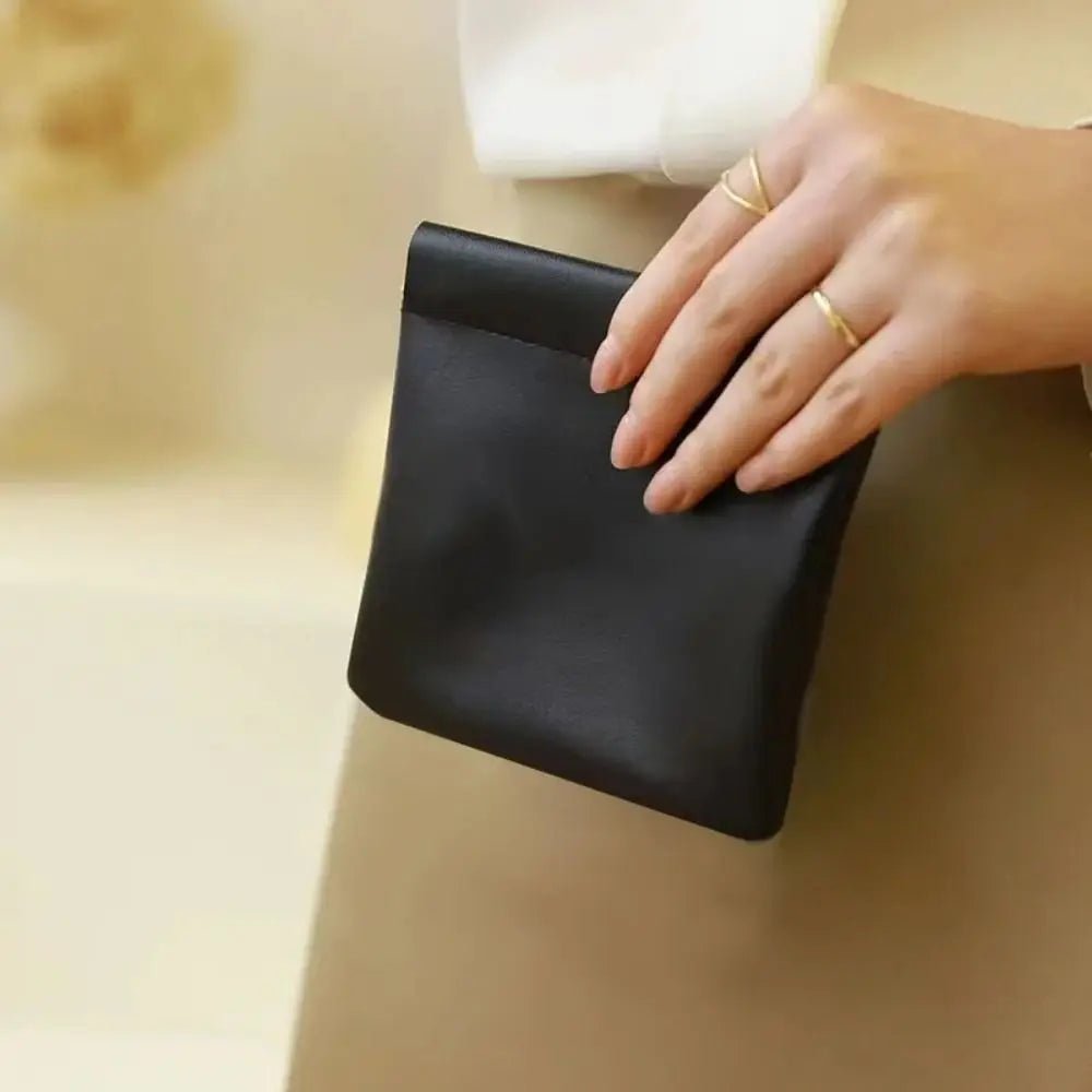 Portable Mini PU Makeup & Jewelry Travel Bag for Women