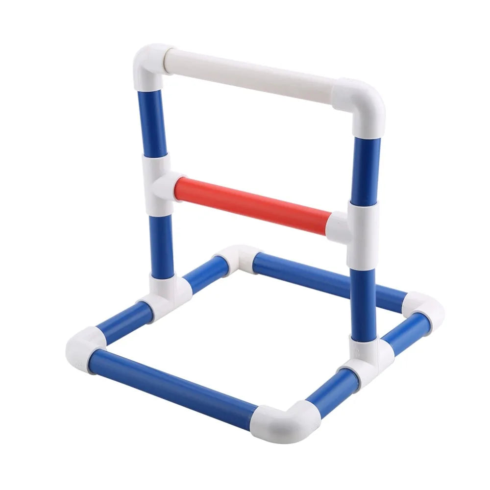 Tabletop PVC Bird Play Center – Parrot Gym Perch & Toy Tray