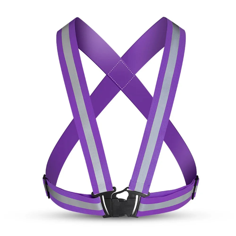 High Visibility Reflective Safety Vest Straps – Multicolor