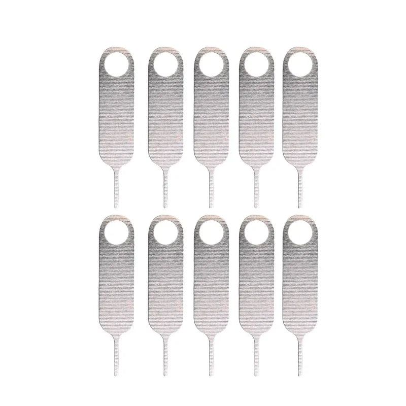 10-Pack SIM Card Ejector Pins – Universal Smartphone Tray Tool