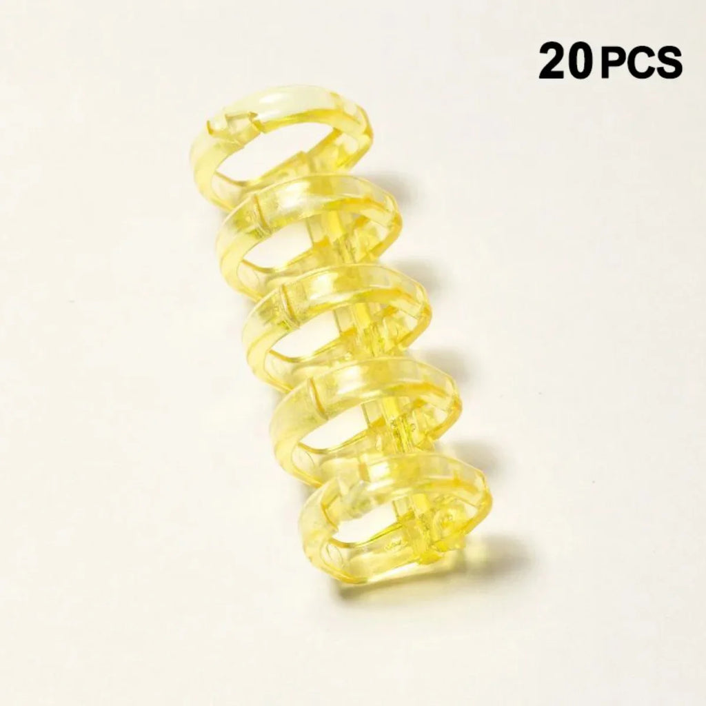 20-Pack 5-Hole Binder Rings – DIY Loose-Leaf Book Buckles